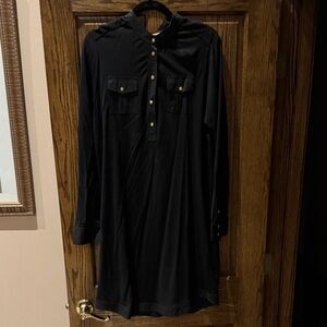 Tory Burch Black Long Sleeve Dress